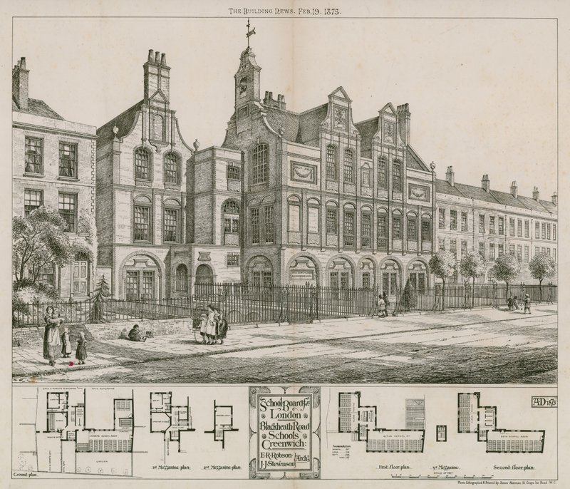 Schoolbestuur voor Londen, Blackheath Road Scholen, Greenwich, Londen door English School