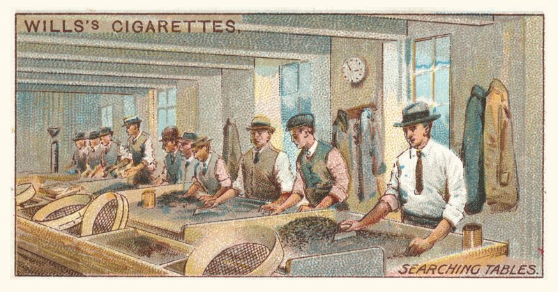 Tabellen zoeken (chromolitho) door English School
