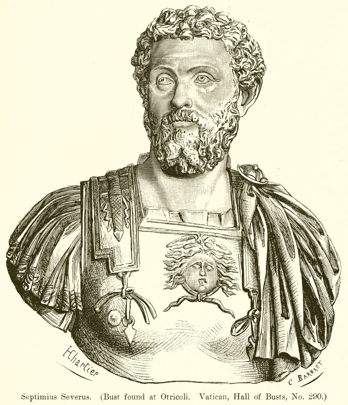 Septimius Severus (buste gevonden in Otricoli) door English School