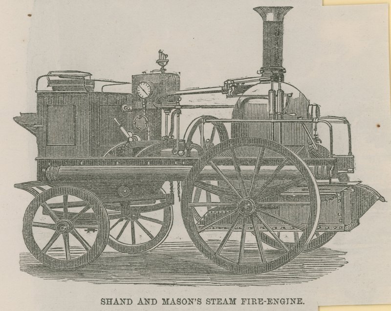 Shand en Masons Brandweerwagen door English School