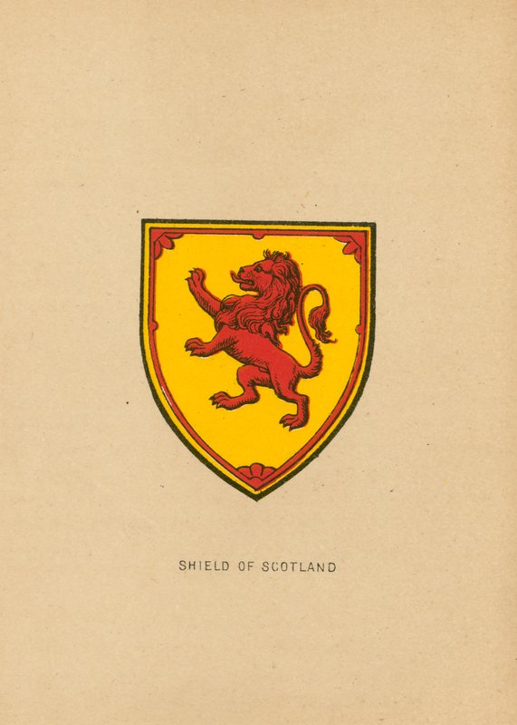 Schild van Schotland door English School