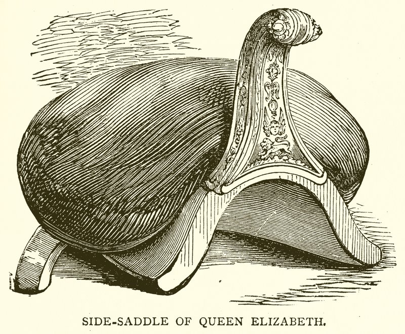 Zijzadel van koningin Elizabeth door English School