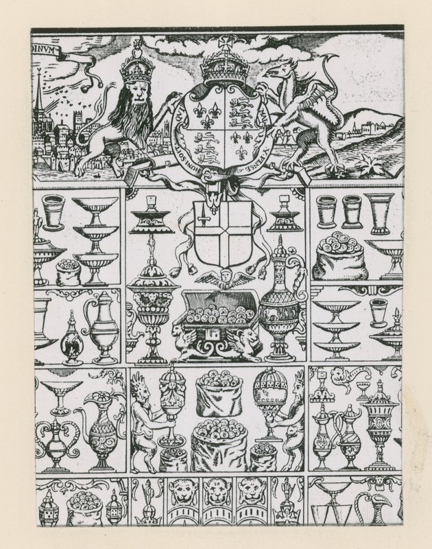 Zilveren plaat gepland als prijzen voor de loterij van 1569 door English School