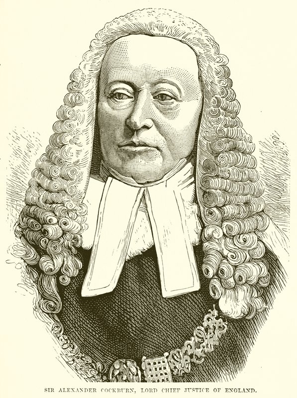 Sir Alexander Cockburn, opperrechter van Engeland door English School