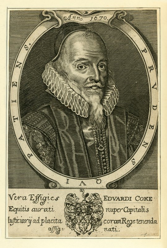 Sir Edward Coke door English School