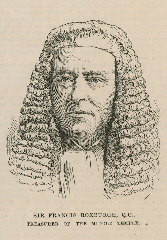 Sir Francis Roxburgh, penningmeester van de Middle Temple door English School