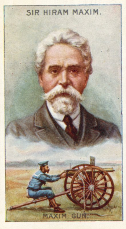 Sir Hiram Maxim, Maxim-geweer door English School