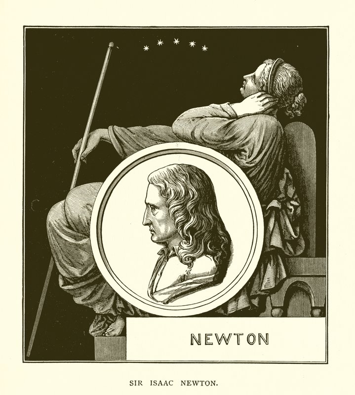 Sir Isaac Newton door English School