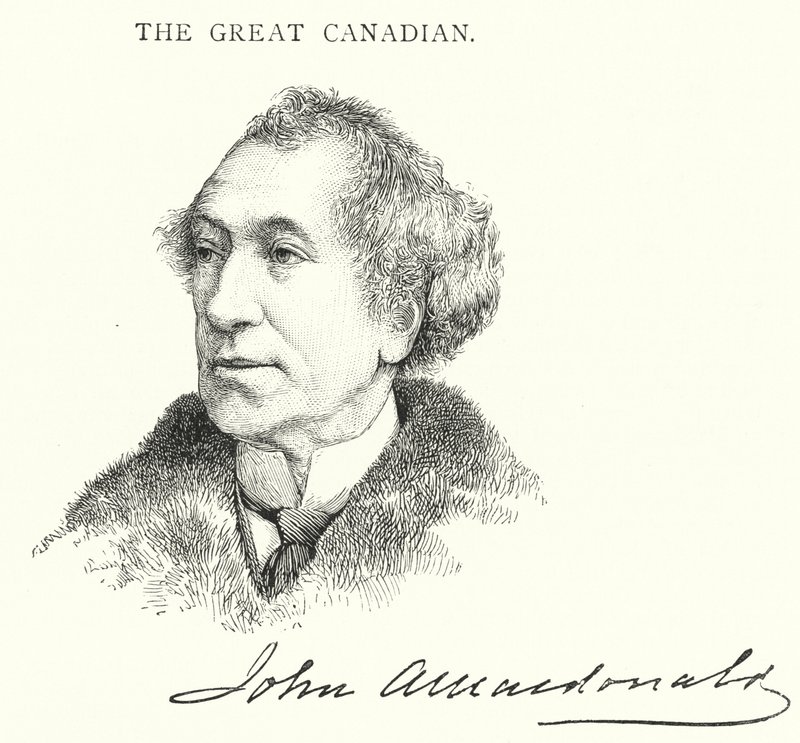 Sir John Alexander Macdonald door English School