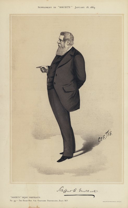 Sir Stafford Northcote, MP door English School