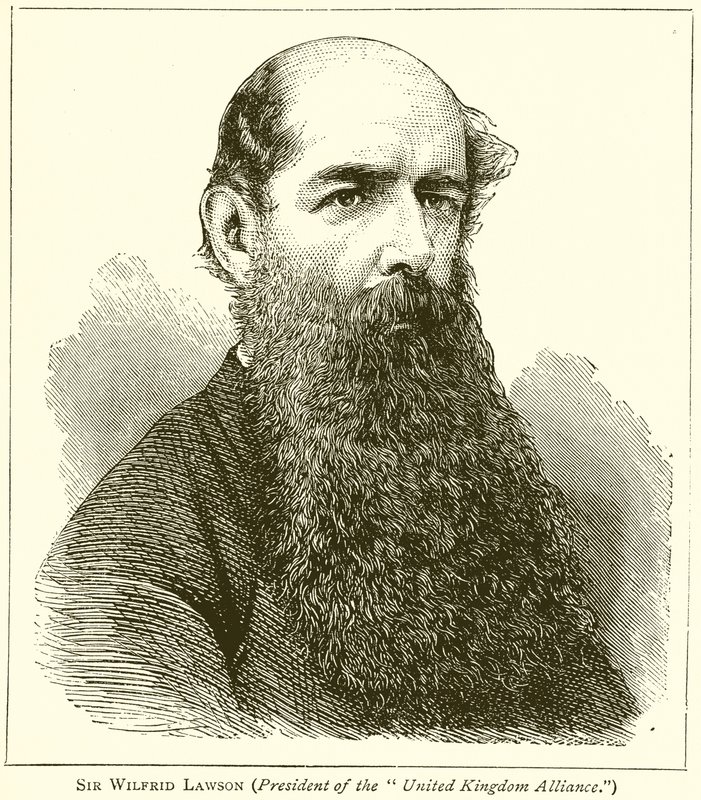 Sir Wilfrid Lawson (Voorzitter van de United Kingdom Alliance) door English School