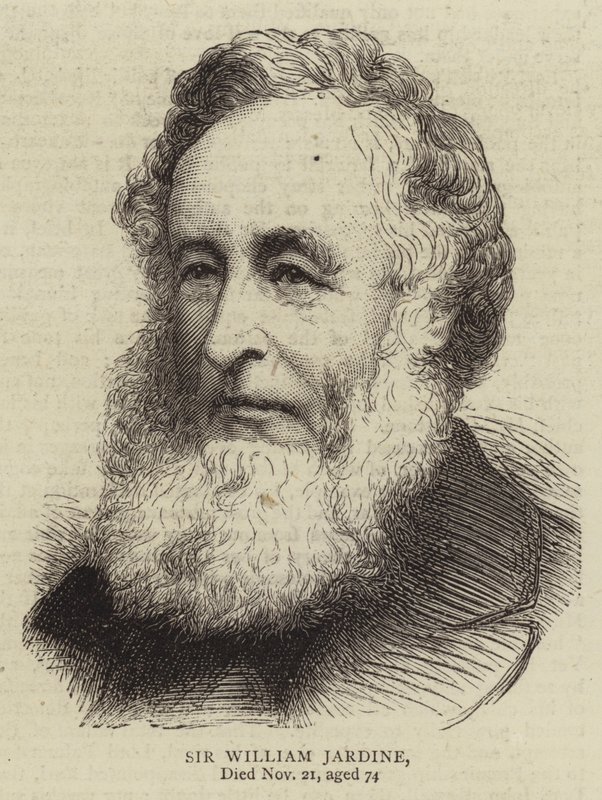 Sir William Jardine (gravure) door English School