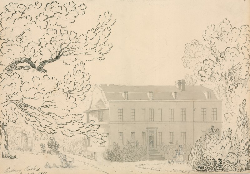 Schets van Putney Park, Putney, Londen door English School