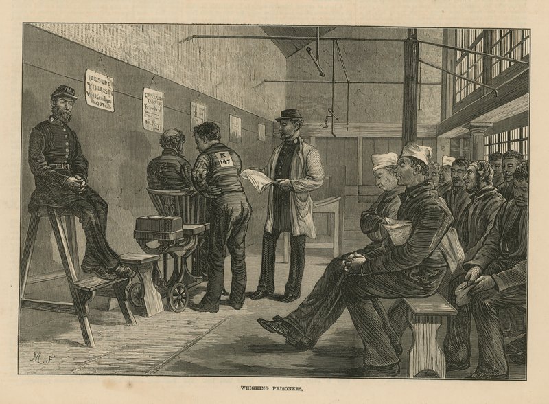 Schetsen in het Huis van Correctie in Clerkenwell door English School