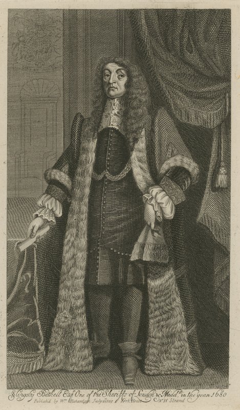 Slingsby Bethell, Sheriff van Londen en Middlesex in het jaar 1680 door English School