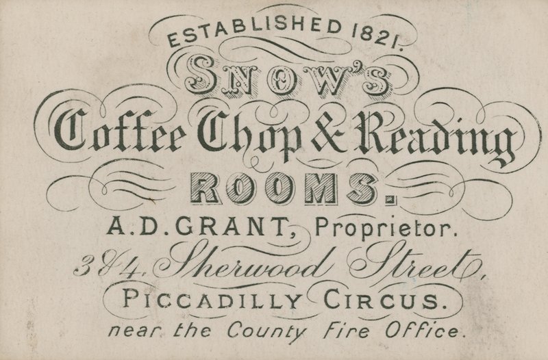 Snows Coffee Shop en Leeszalen door English School
