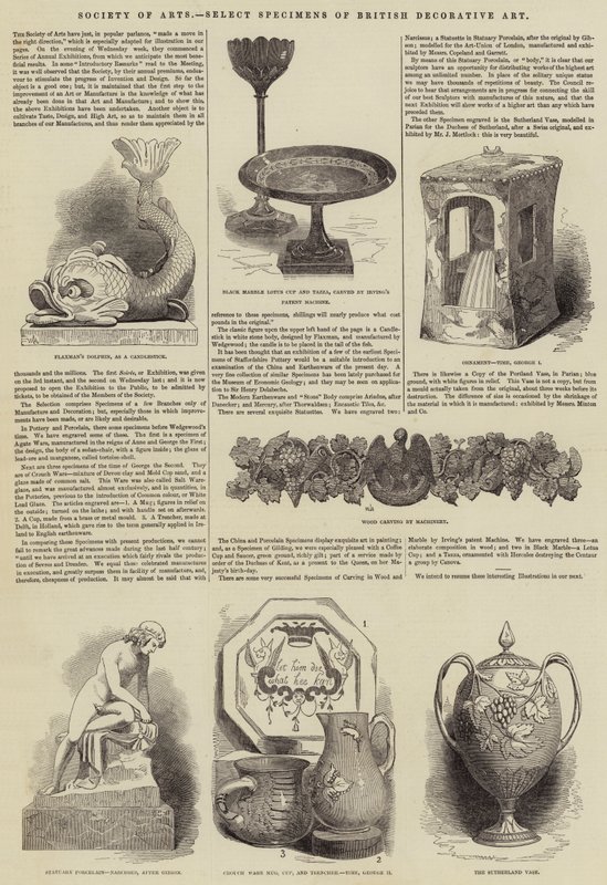 Genootschap van Kunsten, Selecte Voorbeelden van Britse Decoratieve Kunst (gravure) door English School