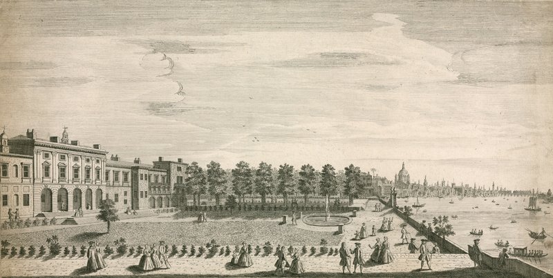 Somerset House, The Strand, Londen door English School