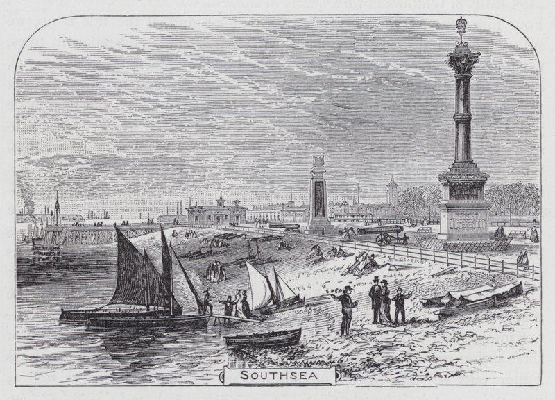 Southsea (gravure) door English School