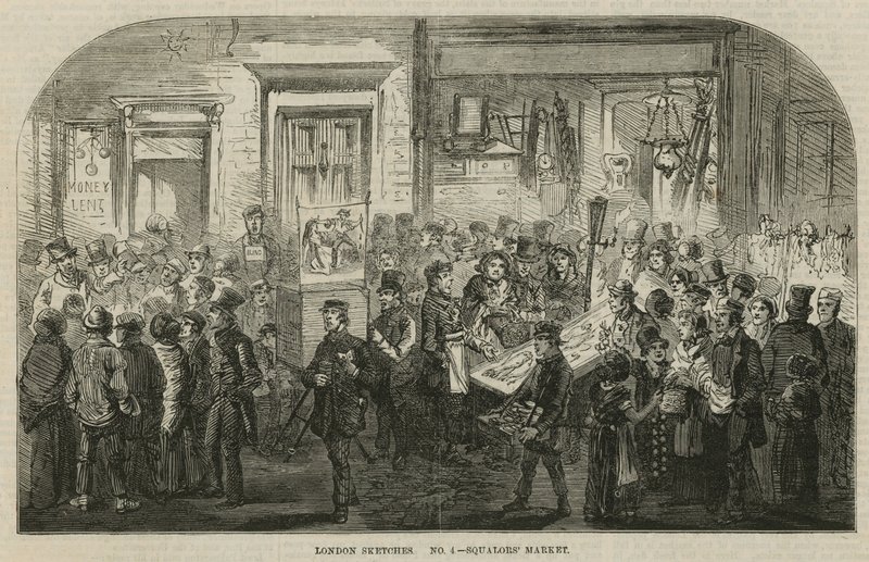 Squalors Market, St. Luke, Londen door English School