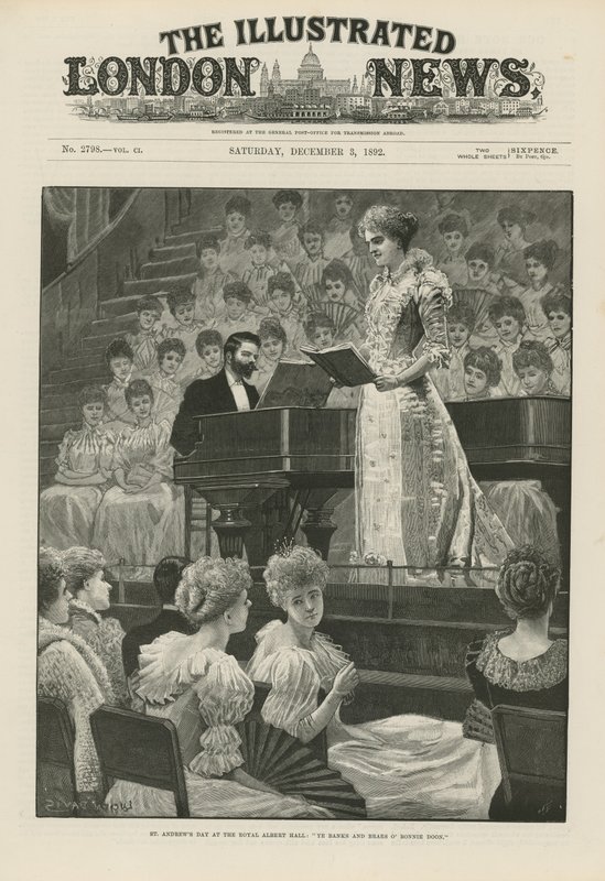 St. Andrews Dag in de Royal Albert Hall door English School