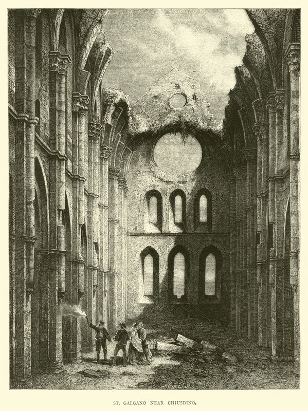 St Galgano bij Chiusdino door English School