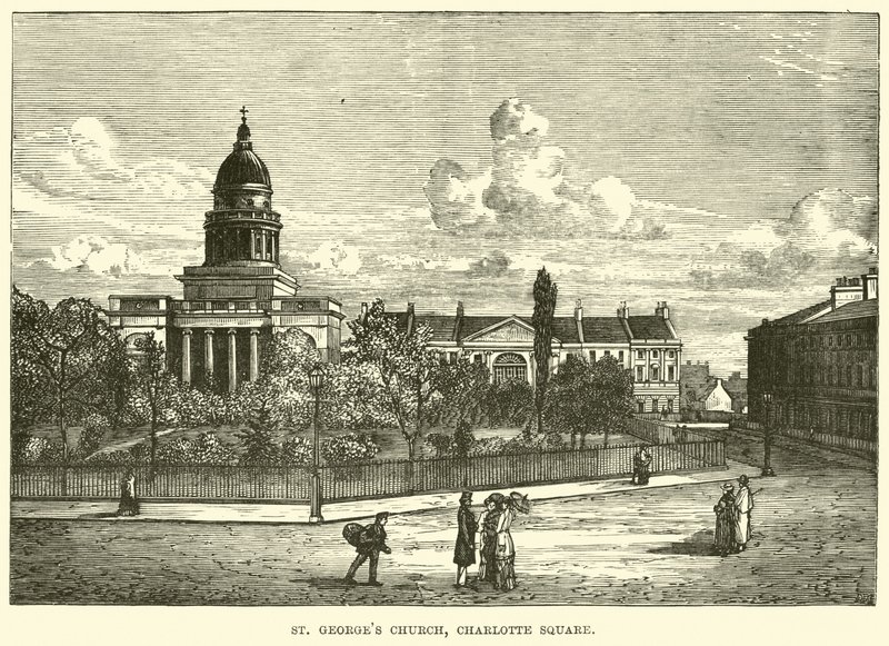 St Georges Kerk, Charlotte Square door English School