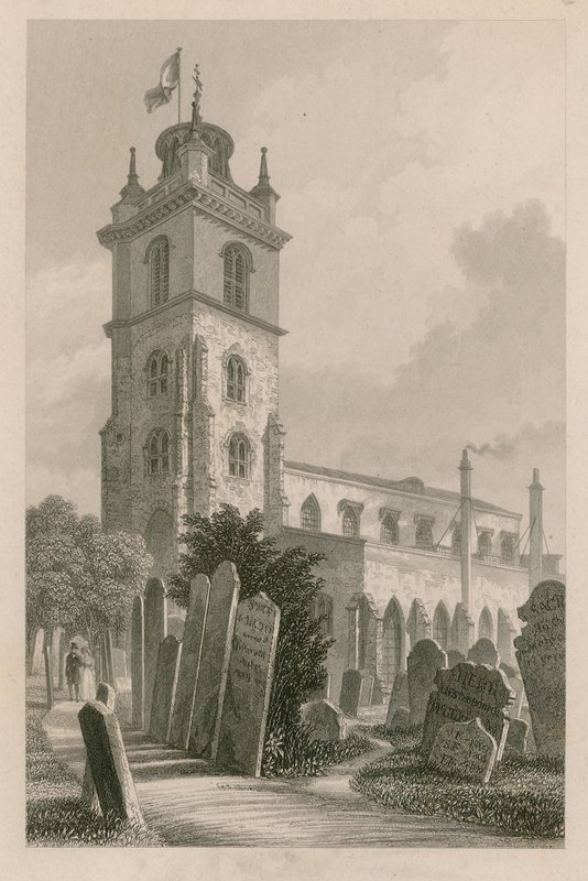 St Giles, Cripplegate, Londen door English School