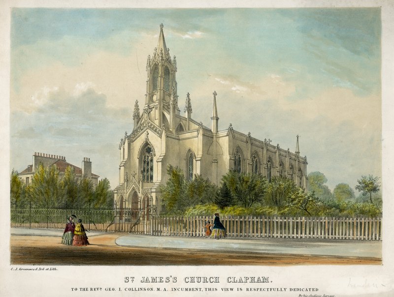 St Jamess Kerk, Clapham door English School