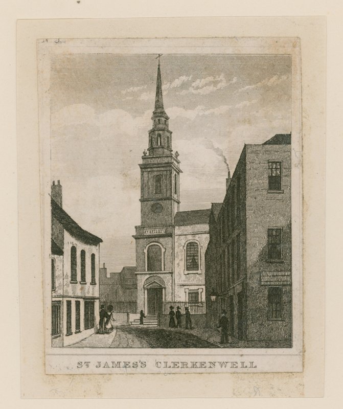St Jamess Kerk, Clerkenwell door English School