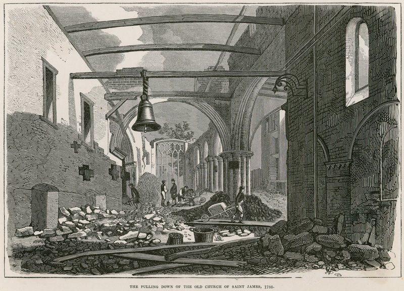St Jamess Kerk, Clerkenwell door English School