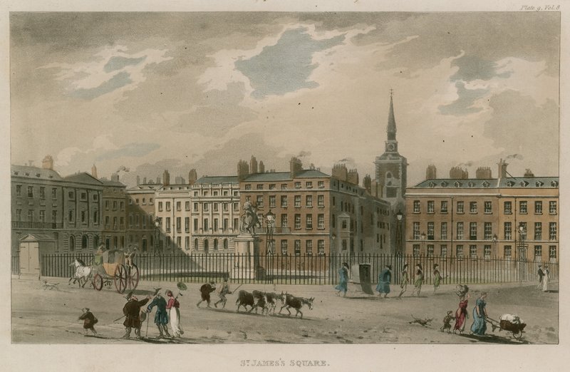 St Jamess Square, Londen door English School