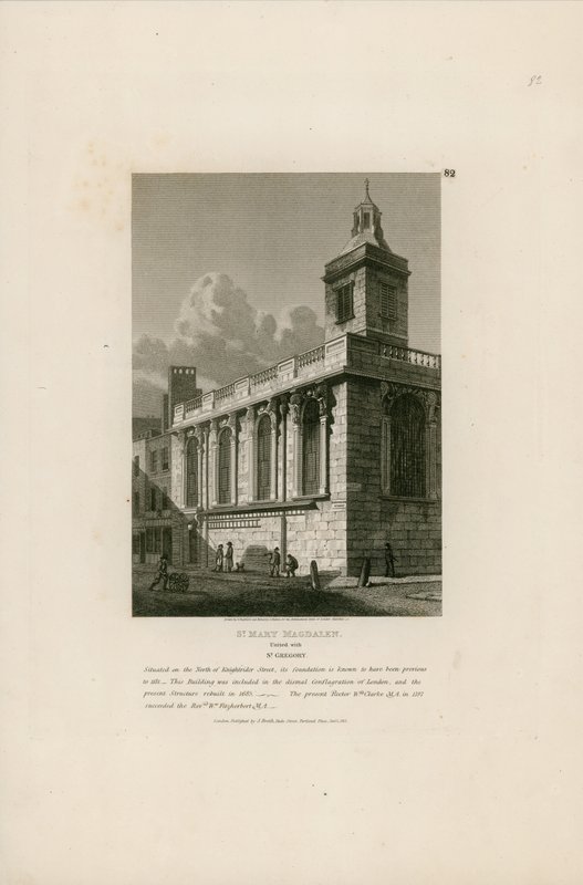 St Mary Magdalen, verenigd met St Gregory, Knightrider Street, Londen door English School