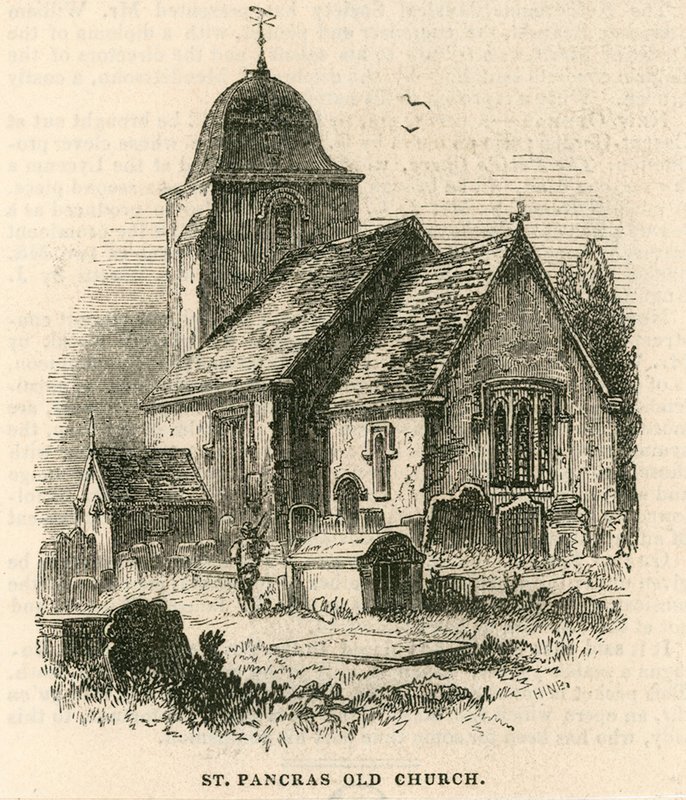 St Pancras Oude Kerk, Londen door English School