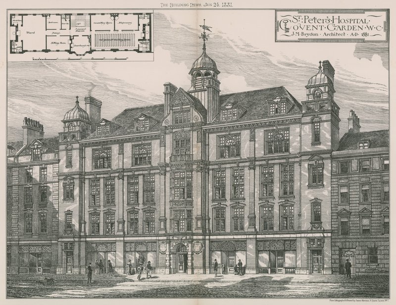 St. Peters Ziekenhuis, Covent Garden door English School