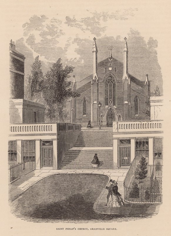 St Philips Kerk, Granville Square, Clerkenwell door English School