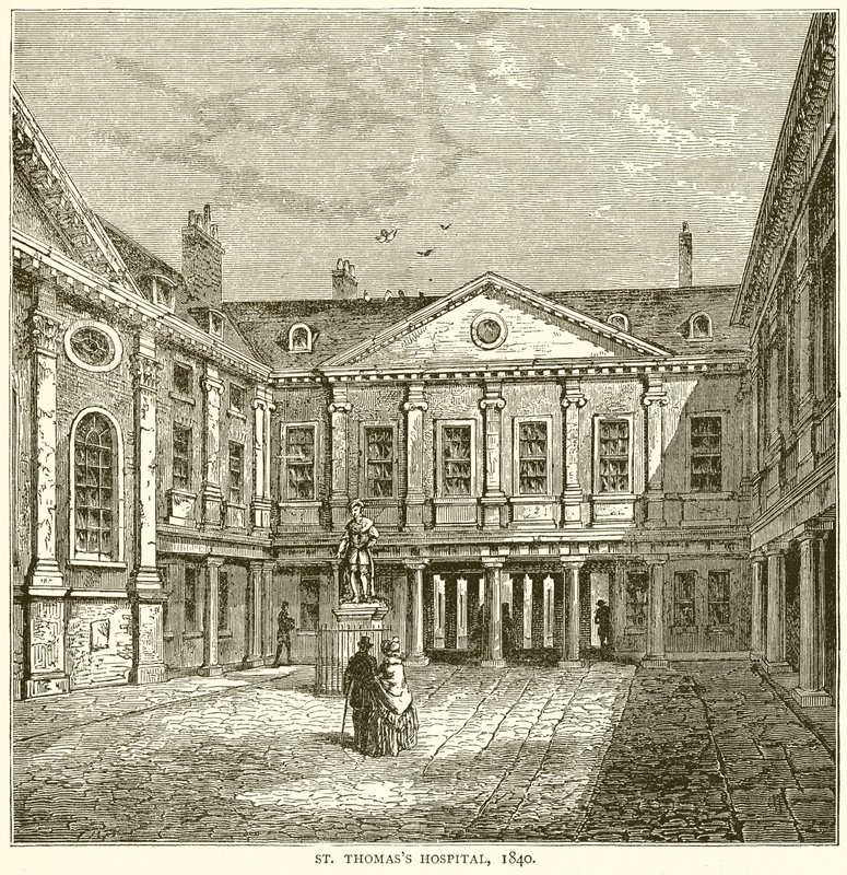 St. Thomass Ziekenhuis, 1840 door English School