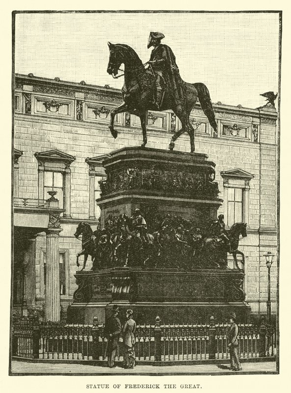 Standbeeld van Frederik de Grote door English School