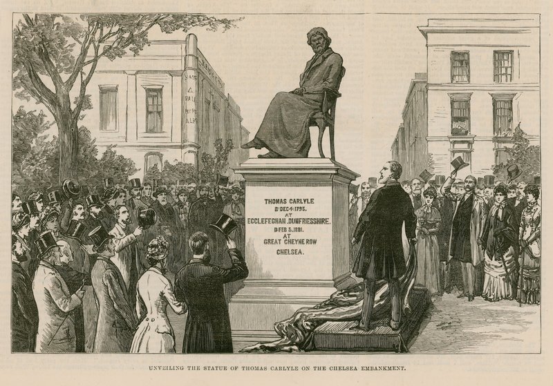 Standbeeld van Thomas Carlyle door English School