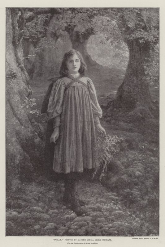 "Stella," nu tentoongesteld in de Koninklijke Academie door English School