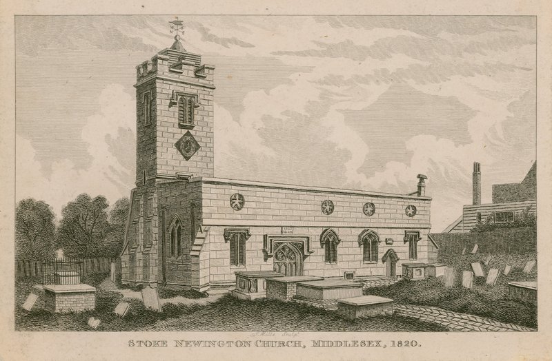 Stoke Newington Kerk door English School