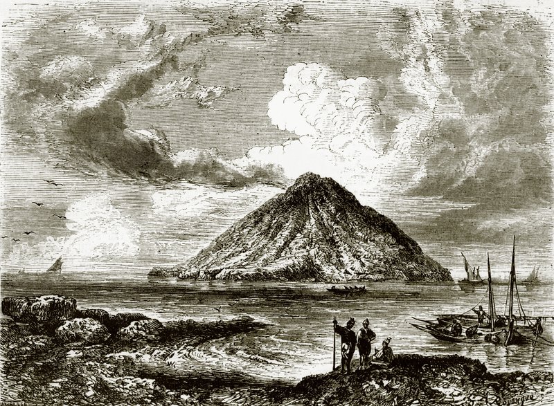 Stromboli - een van de Liparische eilanden, nabij Sicilië door English School