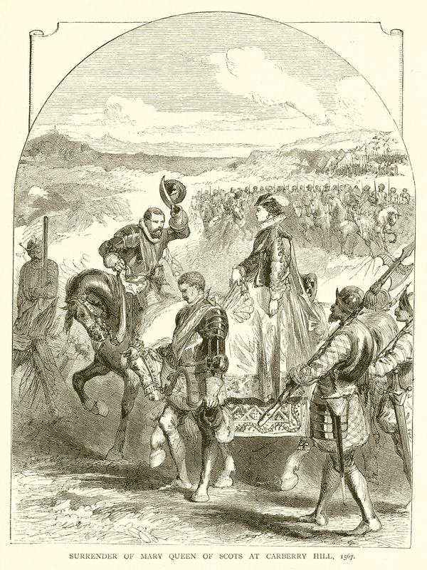 Overgave van Mary Queen of Scots bij Carberry Hill, 1567 door English School