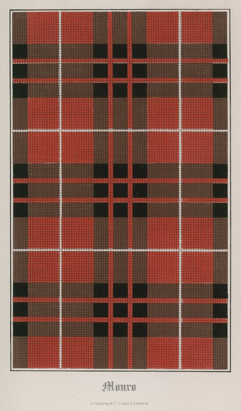 Tartan van Clan Munro door English School