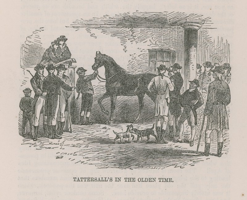 Tattersalls in vroegere tijden door English School