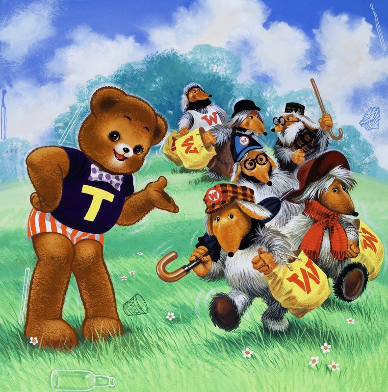 Teddybeer (met verborgen objecten) door English School