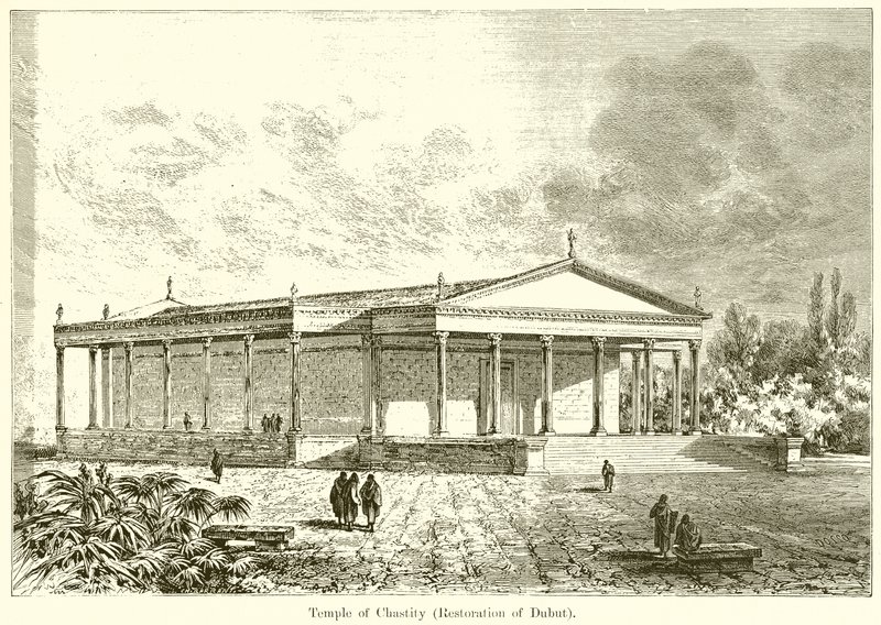 Tempel van Kuisheid (Restauratie van Dubut) door English School