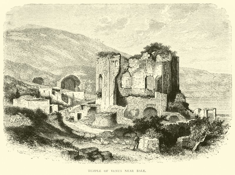Tempel van Venus bij Baiae door English School