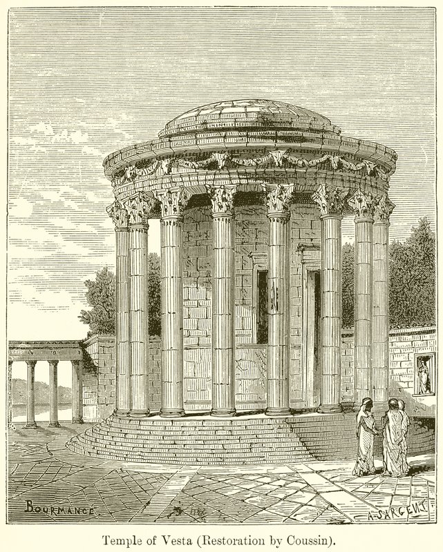Tempel van Vesta door English School