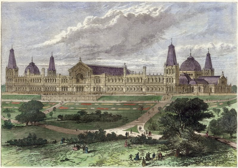 Het Alexandra Palace door English School